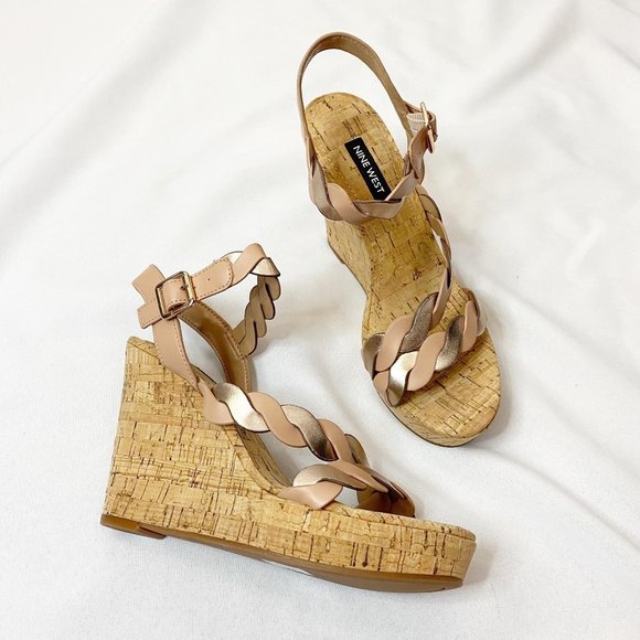 Nine West Shoes - Nine West Brette Wedge Sandal Size 6